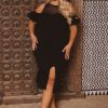 Little Black Styles Curvy Sense | Plus Size Magalie Bodycon Dress Black