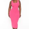 Dresses XIAMEN HEXIN INTERNATIONAL | Plus Size Elianna Shapeware Dress - Pink