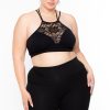 Bottoms Ambiance | Plus Size Biker Short Black