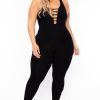 Jumpsuits & Rompers Curvy Sense | Plus Size Savanna Jumpsuit Black