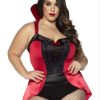 Intimates DONNA DI CAPRI | Plus Size Burlesque Devil Costume Black