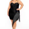 Little Black Styles Goodtime USA | Plus Size Temptress Bodycon Dress Black