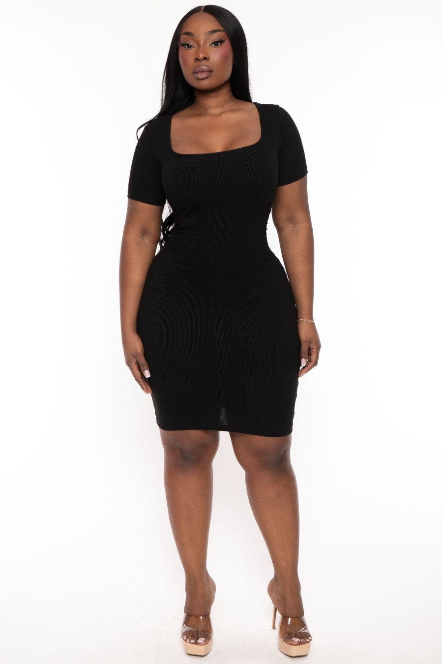 Little Black Styles XIAMEN HEXIN INTERNATIONAL | Plus Size Lilianna Shapeware Dress - Black