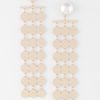 Accessories Hu0026D | Triple Sequin Curtain Earrings Gold