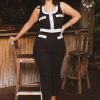 Little Black Styles Curvy Sense | Plus Size Jaleesa Jumpsuit Black