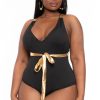 Swimwear Maeroy | Plus Size Athena One Piece Swimsuit Black