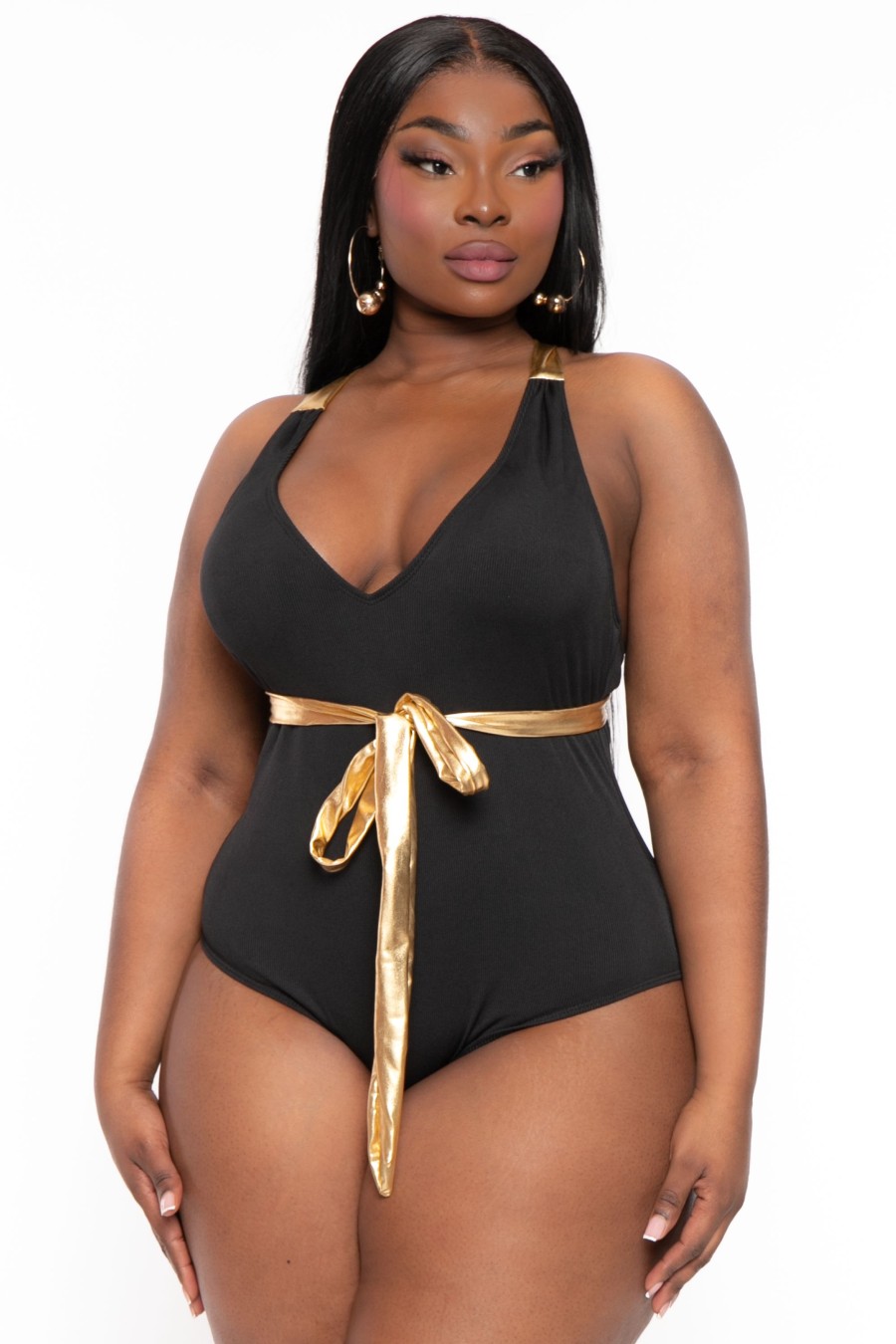 Swimwear Maeroy | Plus Size Athena One Piece Swimsuit Black