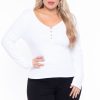 Tops Ambiance | Plus Size Payden Top White