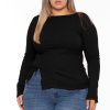 Tops CULTURE CODE | Plus Size Nancy Expose Seems Top Black