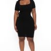 Dresses XIAMEN HEXIN INTERNATIONAL | Plus Size Lilianna Shapeware Dress - Black