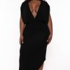 Dresses J2 FASHION | Plus Size Charvi Chain Maxi Dress Black