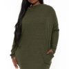 Dresses 143 | Plus Size Recee Cowl Neck Mini Dress Olive