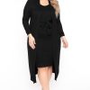 Matching Sets H u0026 H FASHION | Plus Size Shayla 2Pc Cardigan And Dress Black