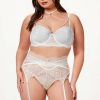 Intimates DOONA DI CAPRI | Plus Size Dolce Bride 3 Piece Lace Lingerie Set White