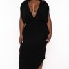 Little Black Styles J2 FASHION | Plus Size Charvi Chain Maxi Dress Black