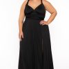 Little Black Styles Dress Day | Plus Size Infinity Multi Way Maxi Dress Black