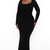 Dresses XIAMEN HEXIN INTERNATIONAL | Plus Size Elanor Shapeware Dress - Black