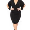 Dresses Curvy Sense | Plus Size Victoria Dress Black