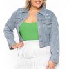 Bottoms Jade By Jane | Plus Size Faux Leather Fringe Mini Skirt White