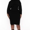 Dresses sweaterland | Plus Size Joyce Sweater Matching Set Black