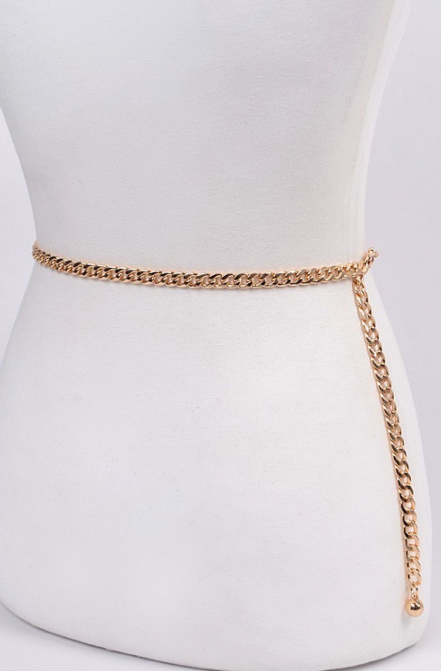 Accessories Hu0026D | Plus Size Layered And Draped Chain Belt Gold